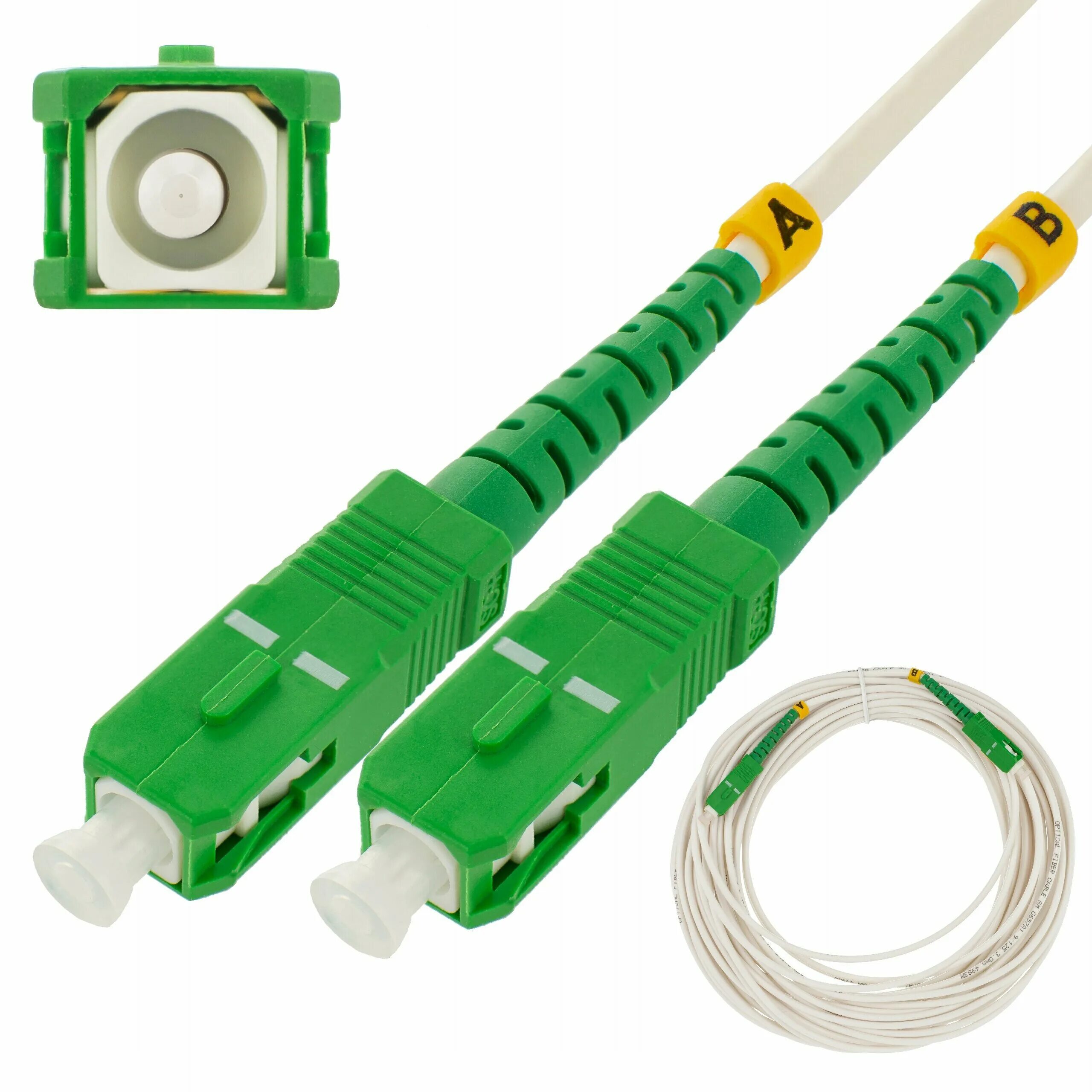Патчкорд sc apc. Оптический патчкорд scapc. патчкорд оптический ftth scapc. scapc-scapc sm (9125мкм). *патчкорд оптич. sc(apc)-sc(apc) simplex 1.5м, 3мм, sm соединительный шнур.