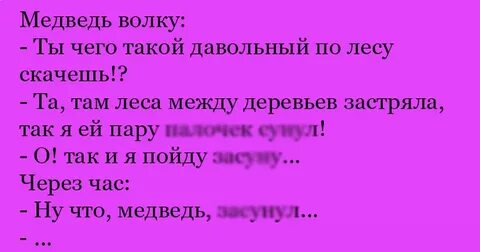 Анекдот про медведя и охотника