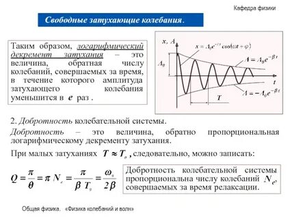 Частота свободных гармонических