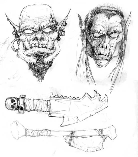Орк набросок. Орк рисунок карандашом. Орк для зарисовки. Орк карандашом. Нарисуй орка.
