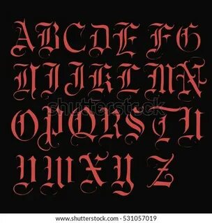 Vampires шрифты