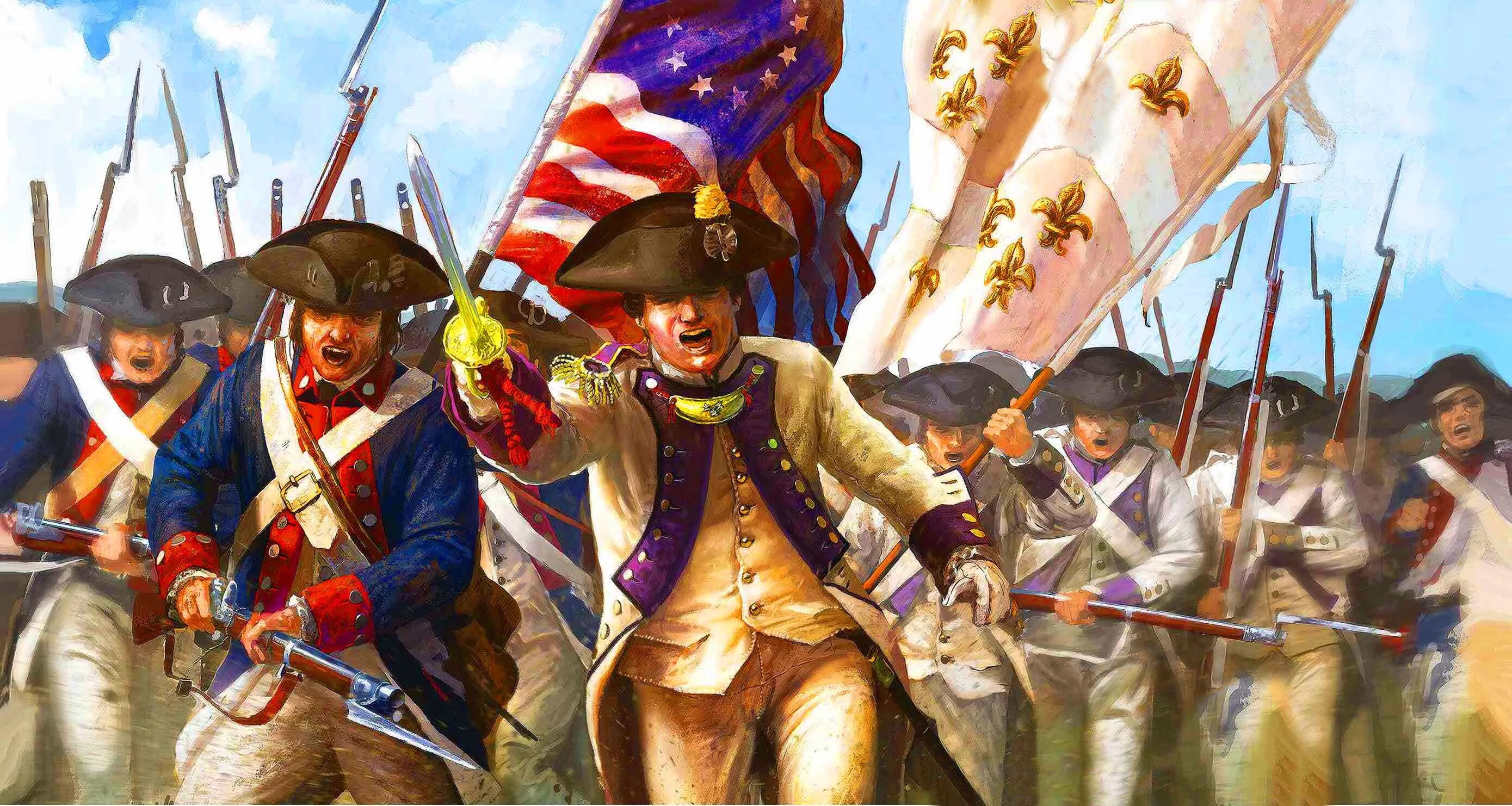 French americans. Американская революция 1775-1783.