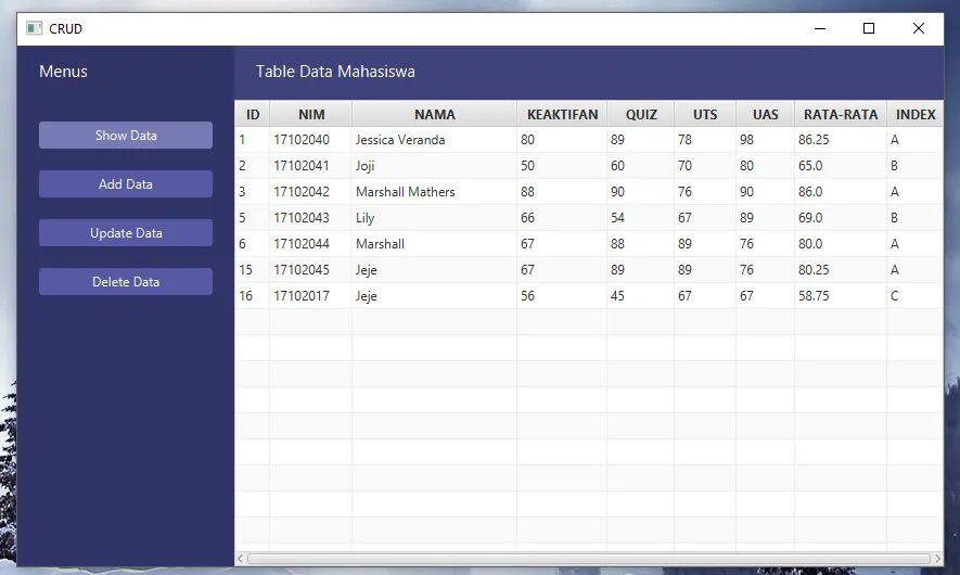 Crud приложение java. Crud java. crud c#. listview javafx. java crud mehtods.