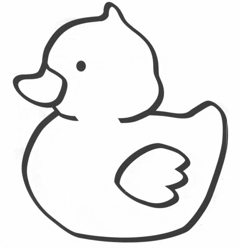 Расскарскадымковская уточка. Уточка раскраска для детей. Трафарет уточки. Утенок трафарет. Шаблон уточки для аппликации.