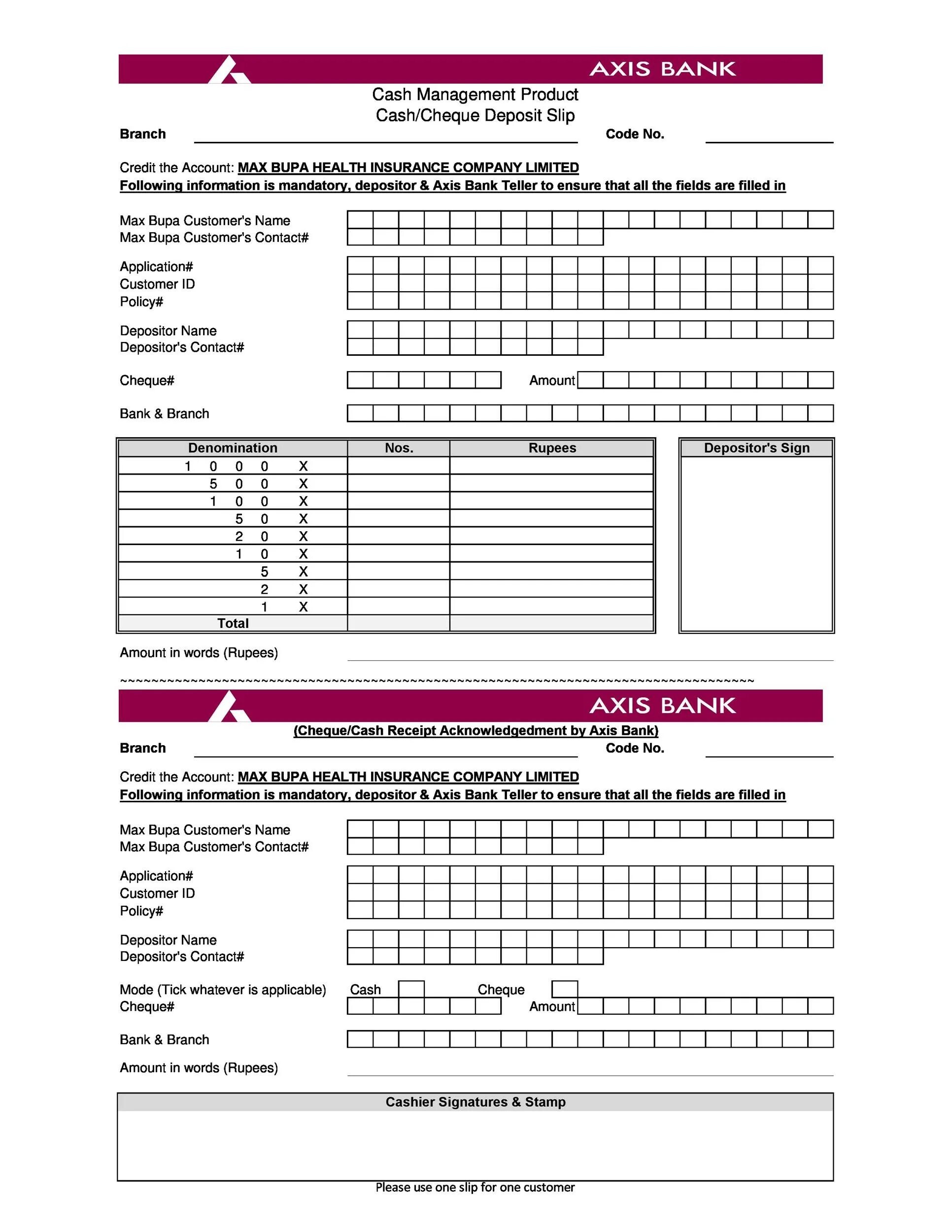 Deposit Slip. Bank direct deposit authorization form. Bank app deposit Template. Bank slip