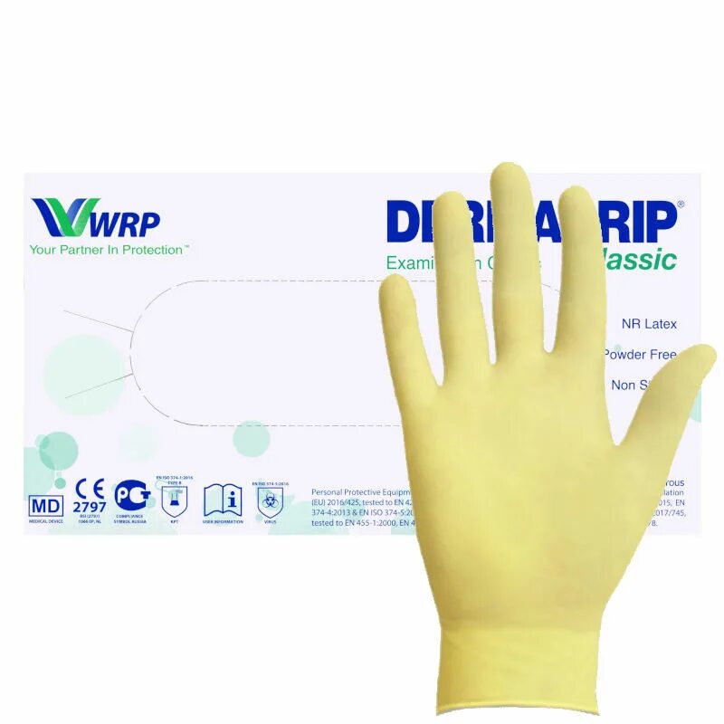 Перчатки латексные Dermagrip Classic. Перчатки смотровые WRP Dermagrip Classic. Перчатки стоматологические текстурированные Dermagrip WRP. Перчатки Дермагрип Классик Dermagrip Classic.