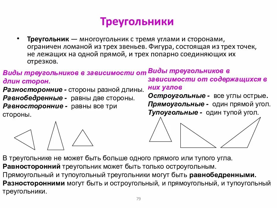 Фигура с 3 сторонами