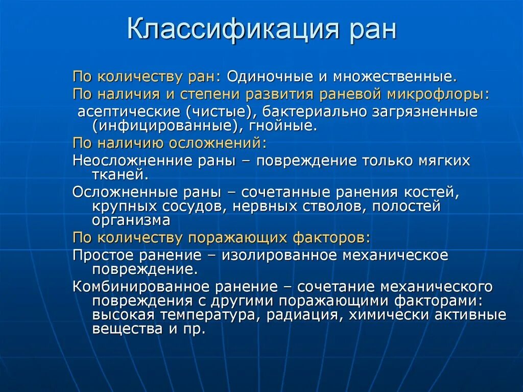 Наличие грозить. Классификация РАН. Раны классификация РАН. Классификация РАН по наличию осложнений.