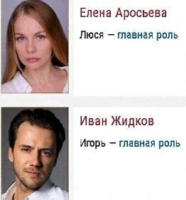 Чужое счастье роли