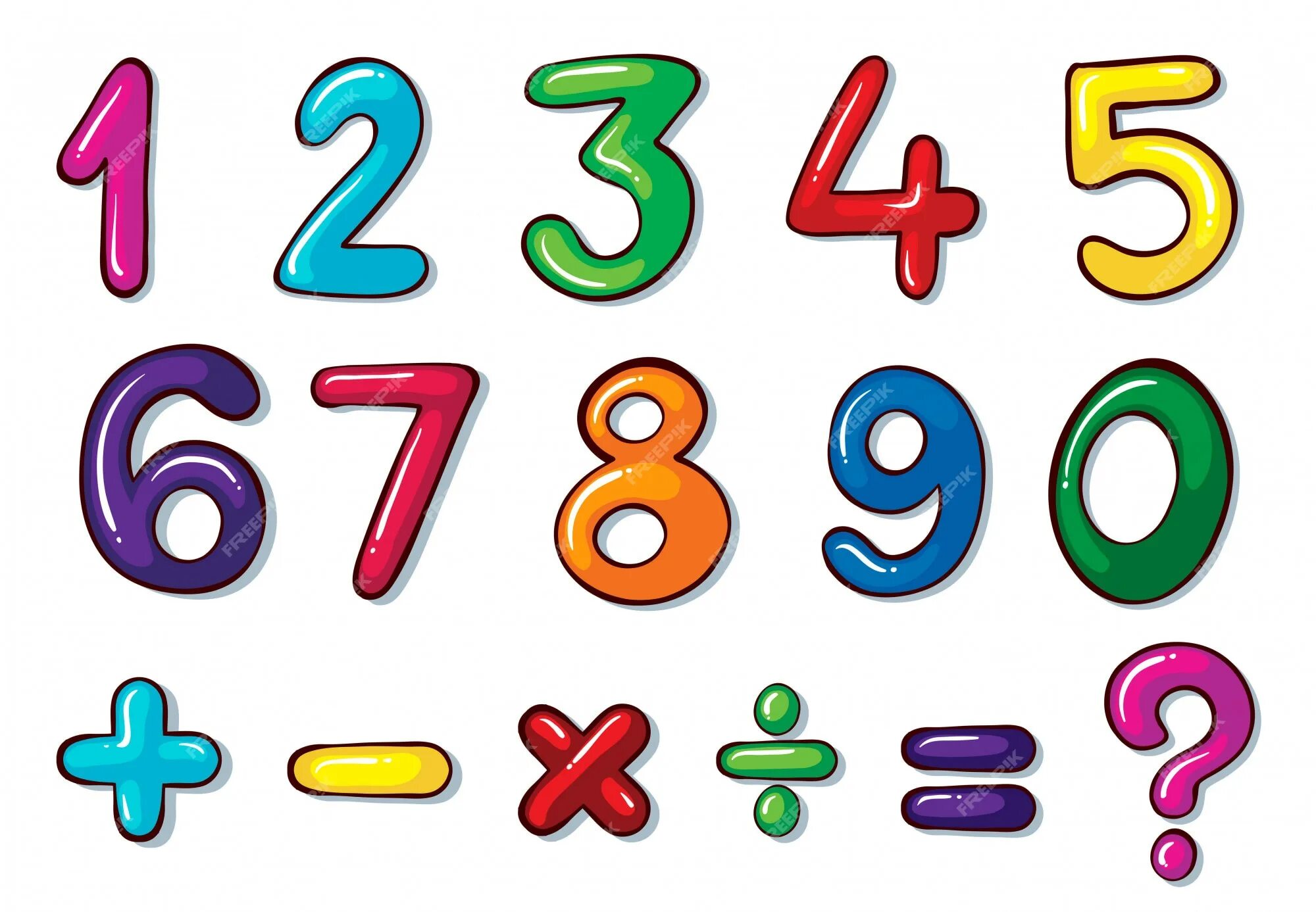 Числа картинки. Цифры знаки математические. Цветные знаки и цифры. Цифры и знаки на прозрачном фоне. Веселые цифры и знаки.