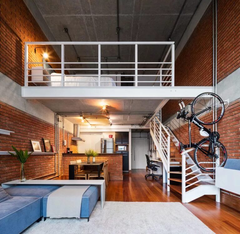Gallery of Living in a Single Room: 25 Unique Loft Designs - 23