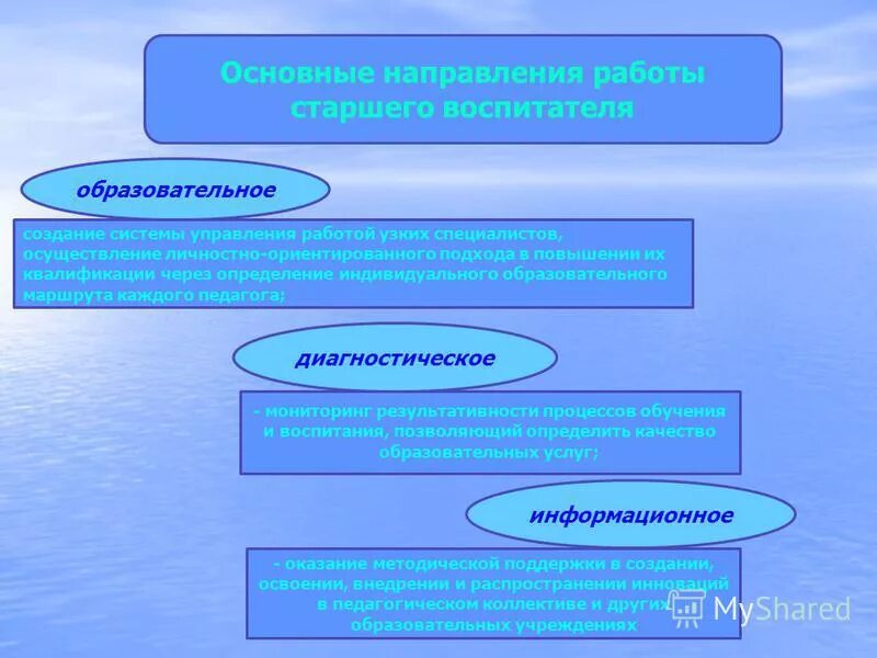 Направления профессиональной подготовки педагога. Направления деятельности учителя. Направления педагогической работы в детском саду. Модель деятельность старшего воспитателя. Методическая работа воспитателя в доу.