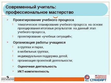 Современный учитель фгос