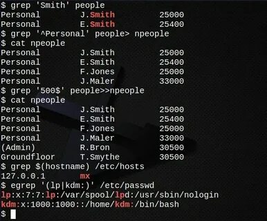 Grep string
