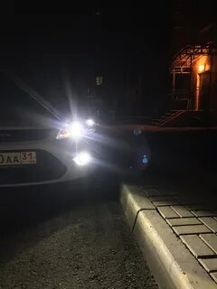 Установка лед лампы фокус 2