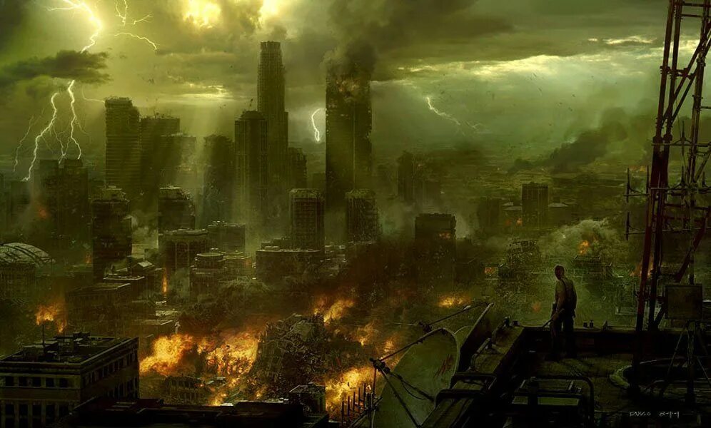 Post nuclear. Конец света 2014 апокалипсис. Разрушенный мир. Разрушенный город.