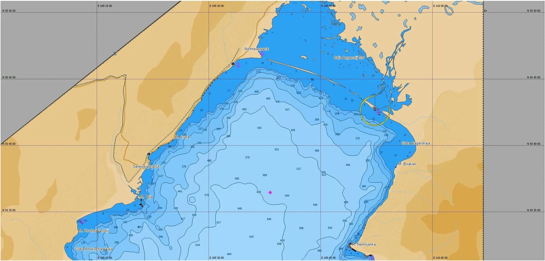 Карта глубин c-Map Max-n RS-n224. Карта глубин озера Байкал. Карта глубин оз Байкал. Рельеф дна озера Байкал.