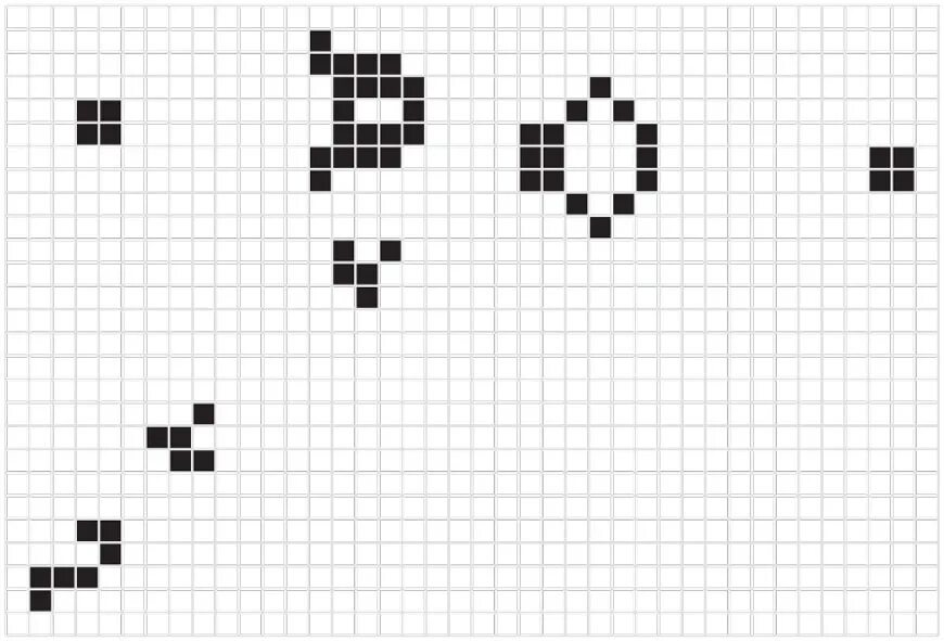 Клеточный автомат игра. Планерное ружьё Госпера. Клеточные автоматы игра жизнь фигуры. Клеточный автомат игра жизнь глайдеры. Игра жизнь ружье Госпера.