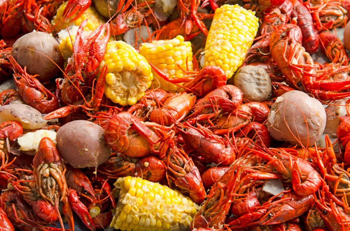 Crawfish. Лангуст. Лангуст фрукт. Louisiana Crawfish boil.