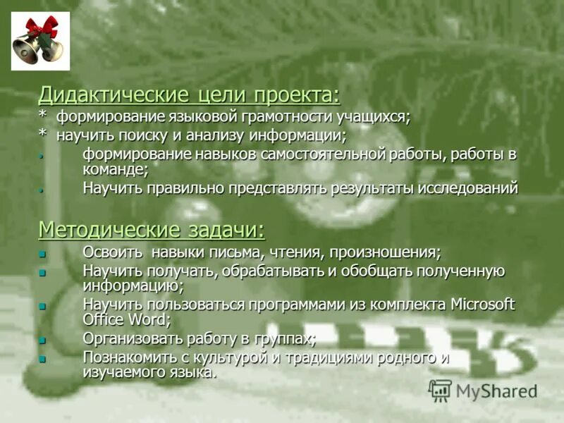 Формирование языковой грамотности. Формирование языковой грамотности