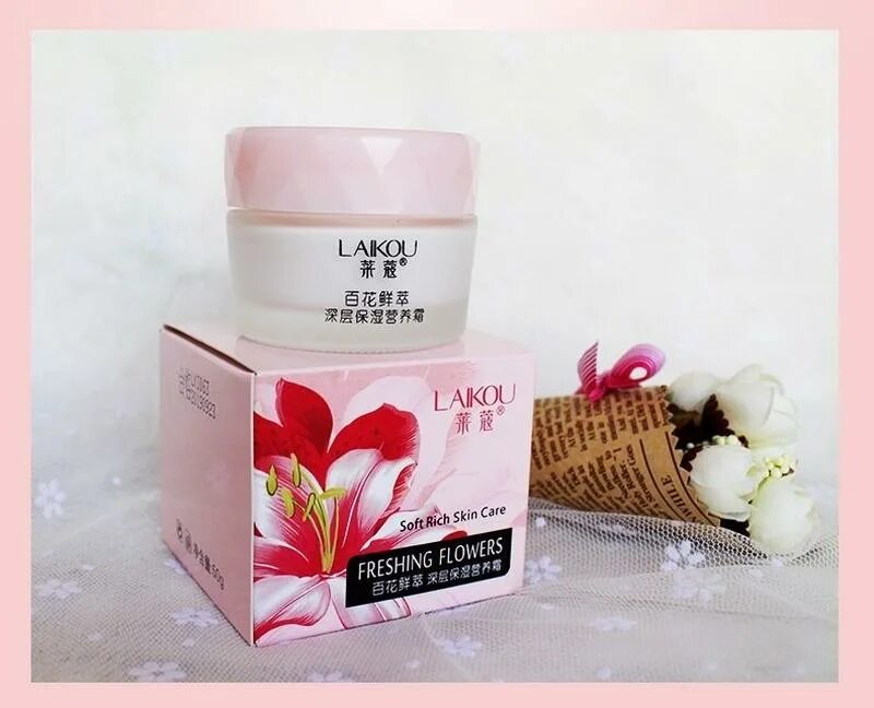 Flower knows праймер. LAIKOU крем. Косметика LAIKOU Soft Rich Skin Care. Крем для лица с лотосом. Цветочный крем для лица LAIKOU.