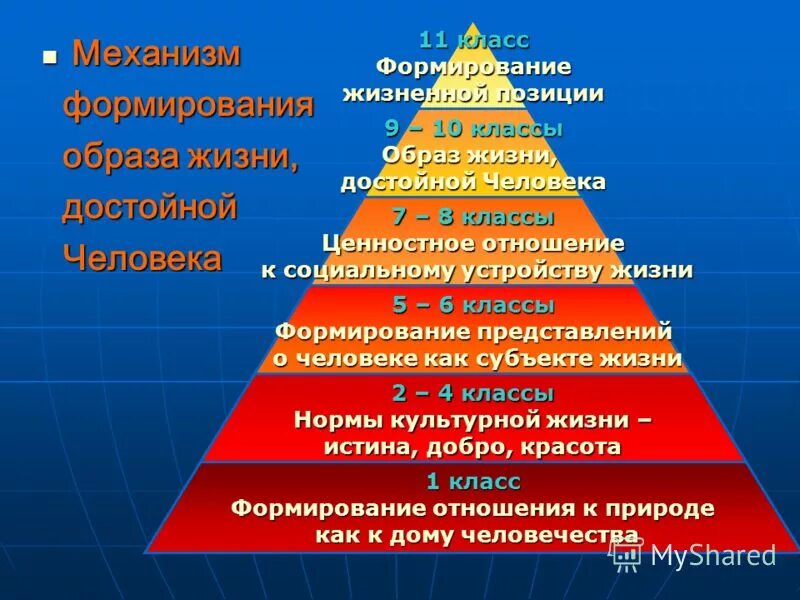 Жизненная позиция класса. Формирование образа жизни достойной человека. Концепция формирования образа жизни, достойной человека. Формирование образа жизни достойной человека кратко. Механизмы формирования образа.