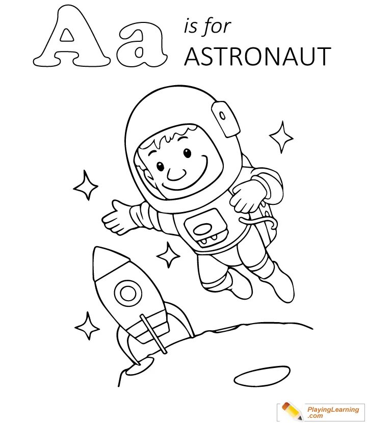 A is for astronaut