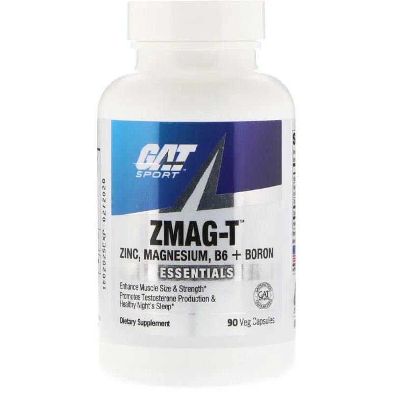 Gat Sport. Zmag-t 90 капс. Magnesium b6 (90 капсул). Gat Sport zmag-t (90 caps). Magnesium Zinc b6.