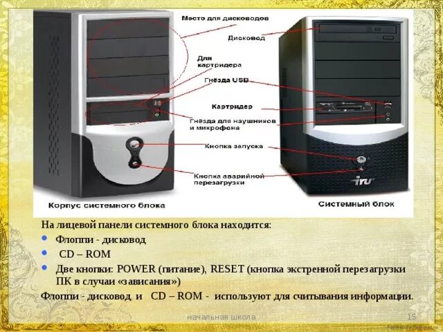 Кнопка reset на системном блоке где находится Что делает кнопка включения компьютера