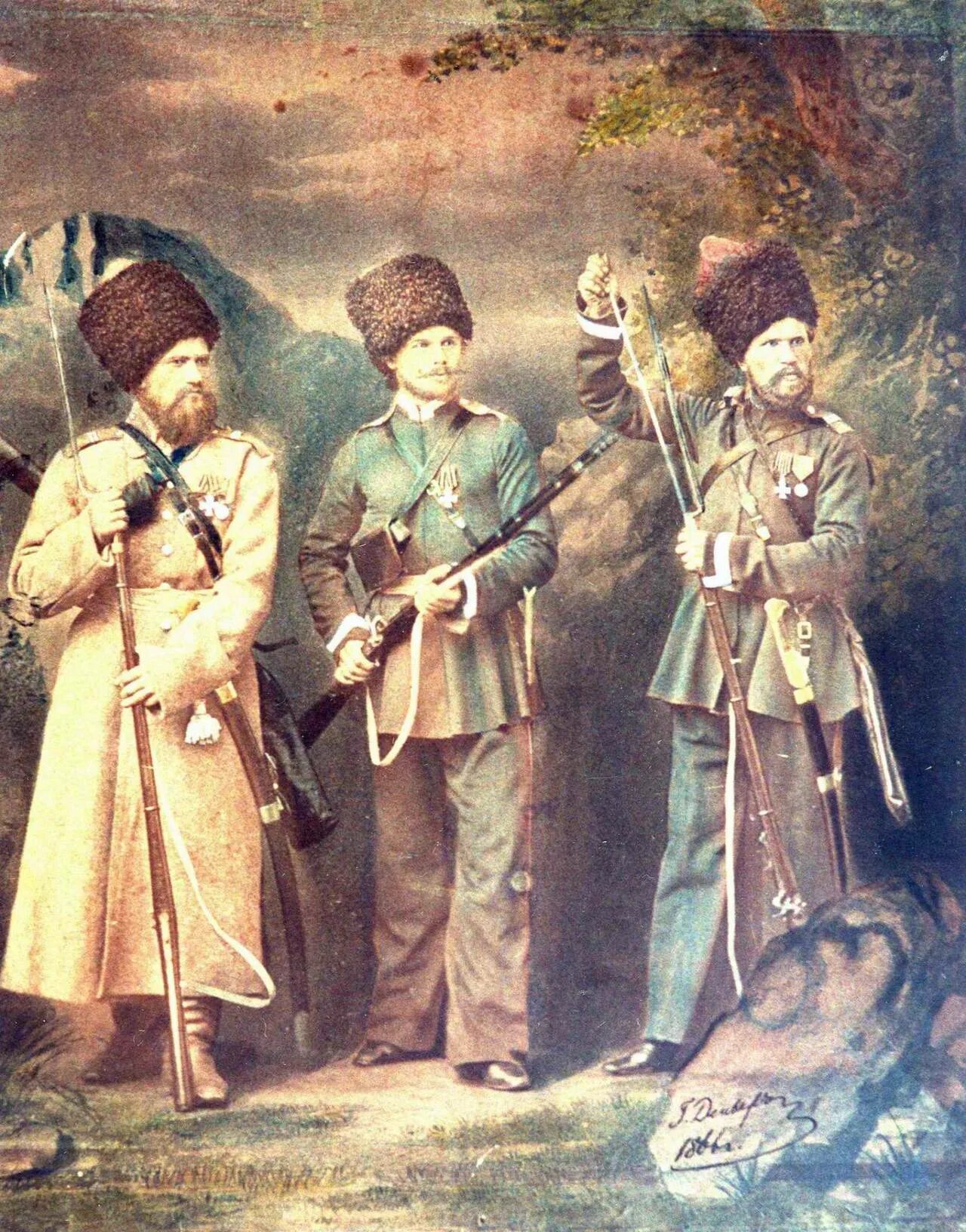 Папаха Терских Казаков 1915. Иканский бой уральских Казаков 1864 года. Уральские казаки 19 века. Битва под Иканом уральских Казаков.