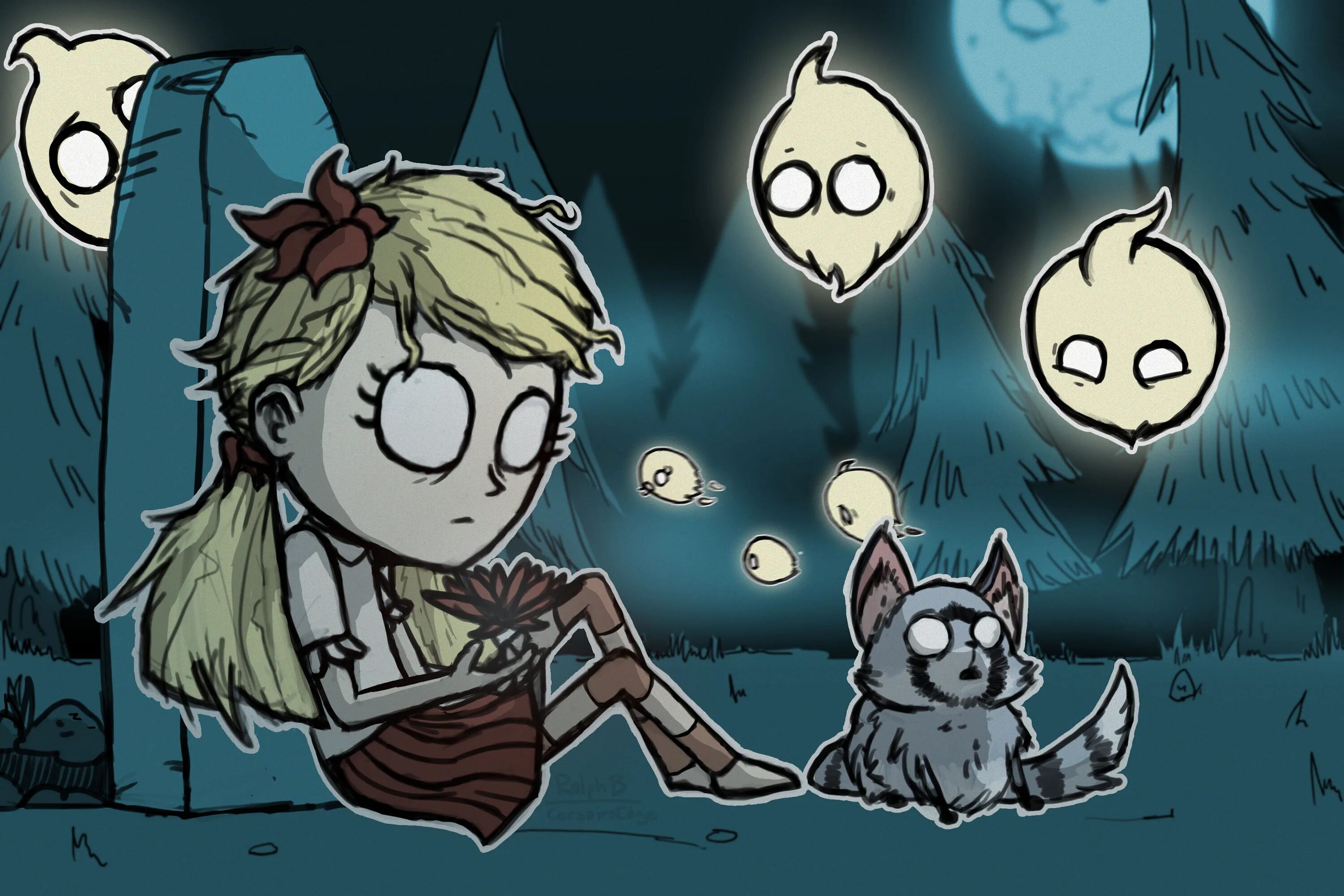 Плиз донт чейндж. Don t Starve together Wendy.