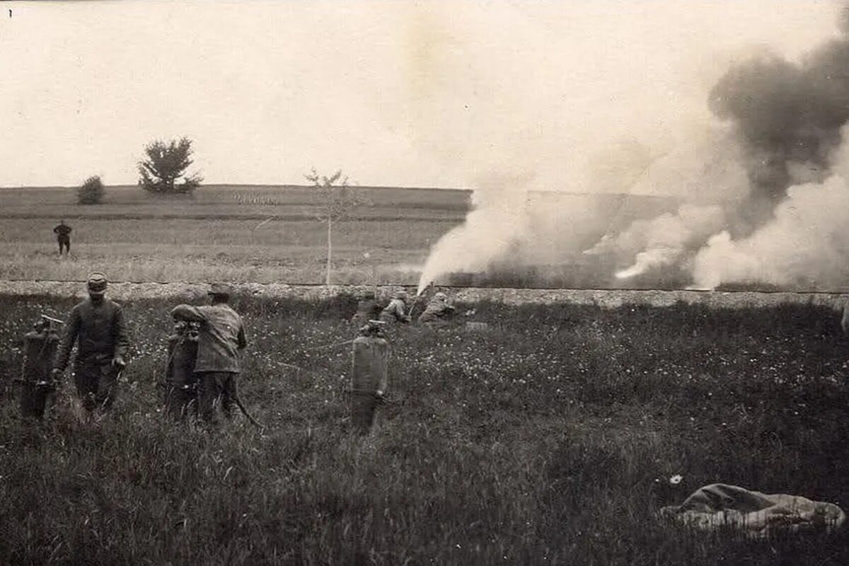 Газа нападение. Химическое оружие первой мировой войны 1914-1918.