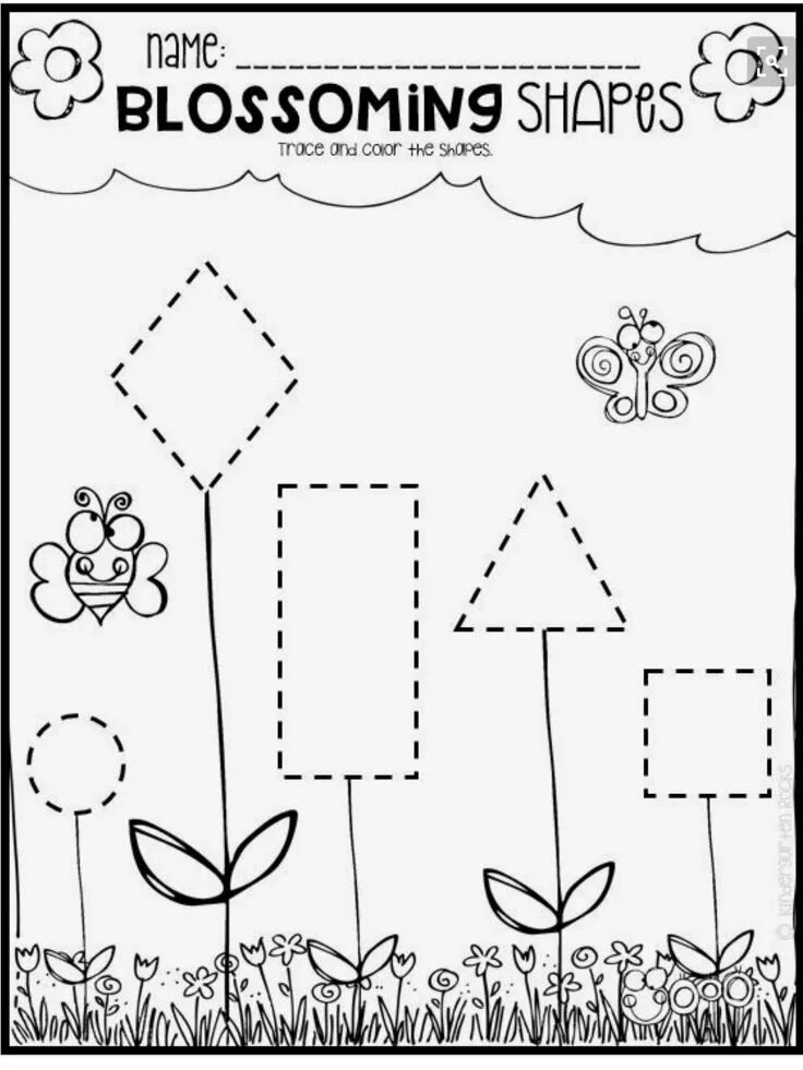 Spring worksheets for kids