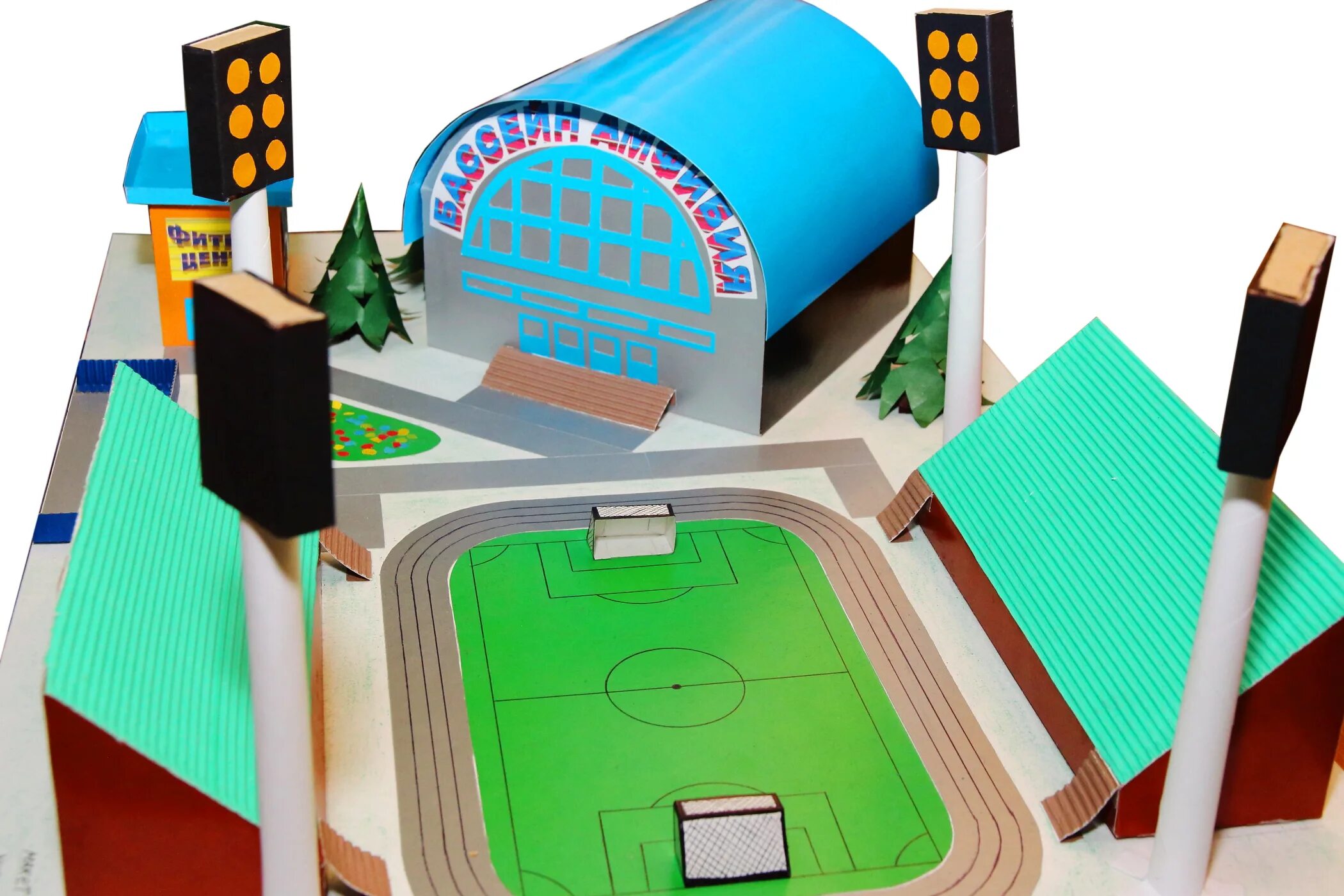 поделка город. архитектурный макет. макет улицы для детского сада. макетирование для детей. поделки по пдд.