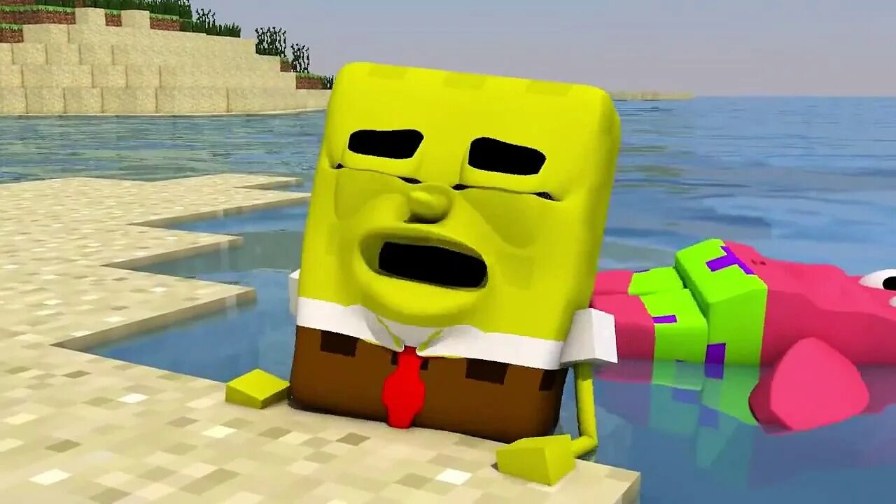 Spongebob minecraft. Spongebob in Minecraft'' - animation. Spongebob in Minecraft 4 - animation. Spongebob in Minecraft 1 - animation.