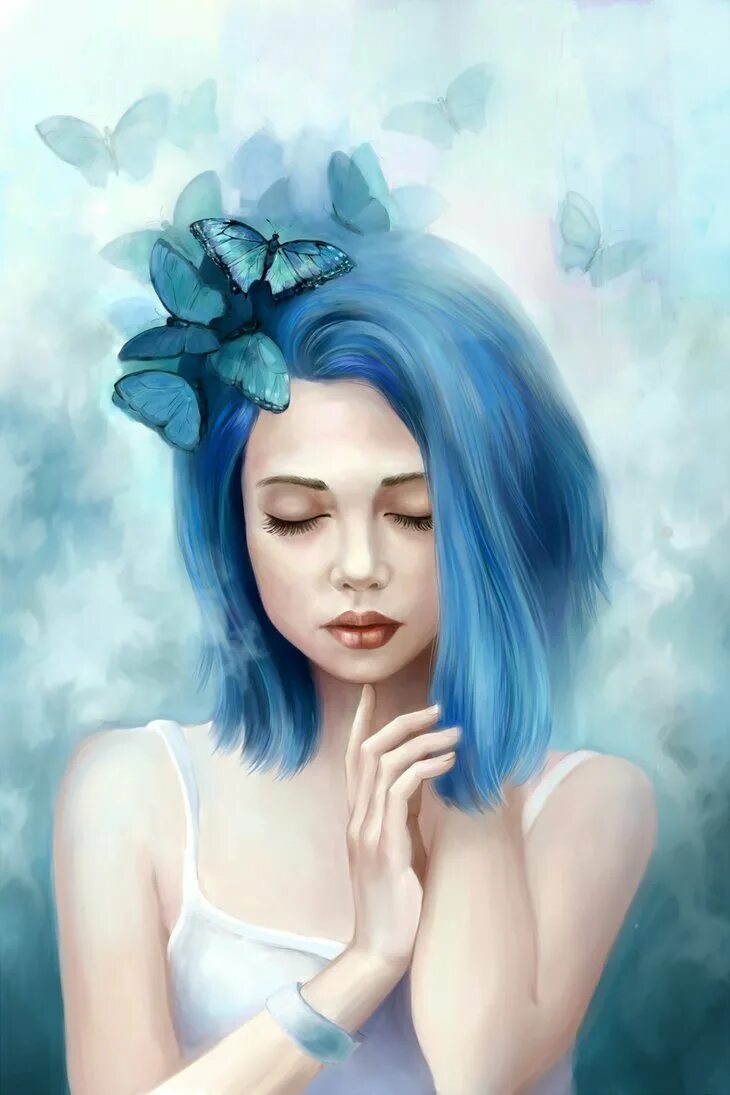 Девушка в капюшоне. Мия бойко мультяшная. Аватарка синяя девочка. Неоновое лицо девушки. Девушка с голубой кожей.