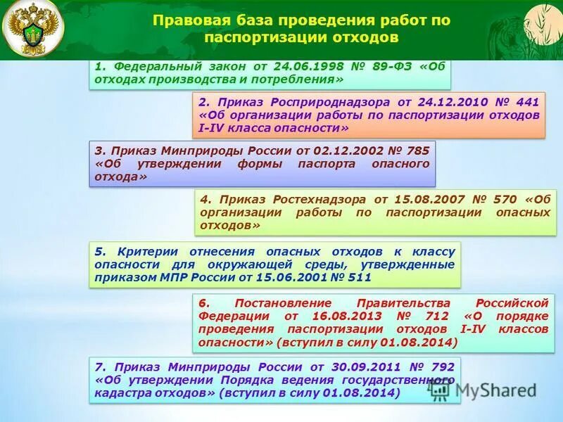 росприроднадзор отходы