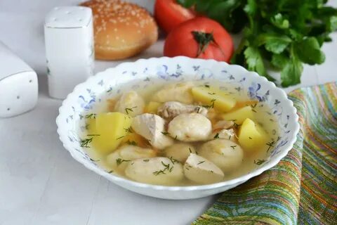 Суп с картофельными клецками рецепт