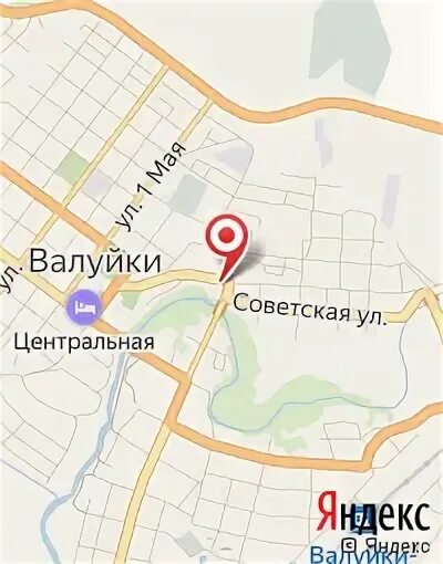 Город валуйках белгородская область карта