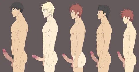 Süßer Anime Schwuler Reitet Einen Massiven Schwanz 