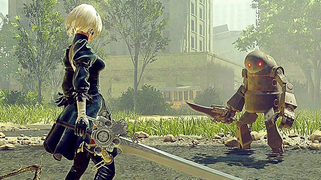 Nier automata ps4. NIER Automata геймплей. 2b NIER Automata геймплей. NIER 1.