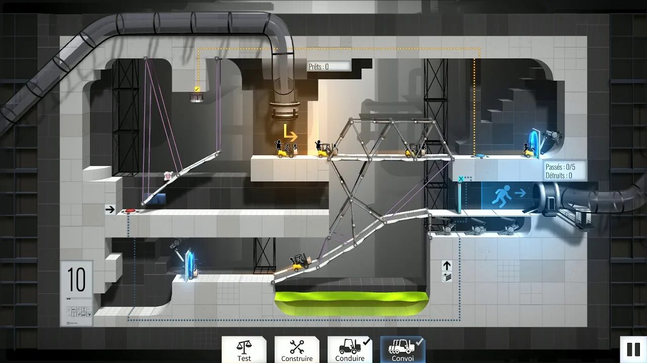 Уровень портала игры. Bridge Constructor 10 уровень. Bridge Constructor Portal 20 уровень. Bridge Constructor Portal. Бридж Конструкцион портал.