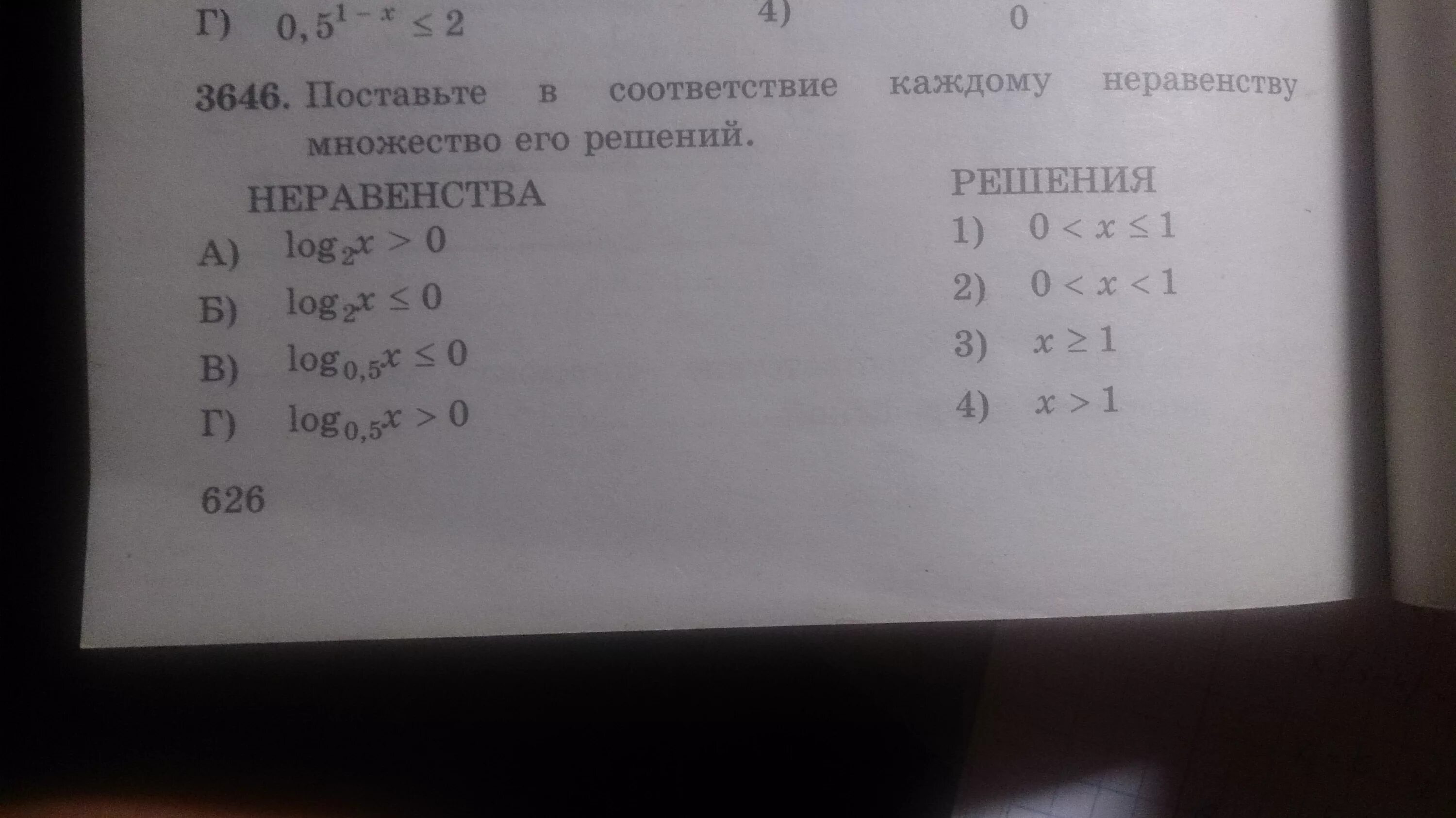 Log2 x 0.5. Поставьте в соответствие каждому неравенству множество его решений. Для каждого неравенства множество его решений. Log2x>0. Как найти для каждого неравенства множество его решений.