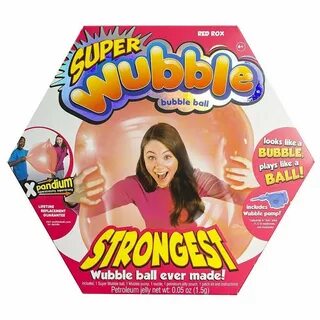 Super Wubble Bubble Ball with pump - Red - Walmart.com - Walmart.com