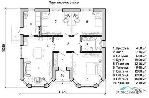 86 проект дома