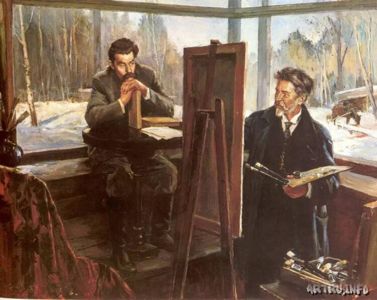 Картины работа художника. Художник д а Налбандян. Дмитрий Аркадьевич Налбандян Сталин. Налбандян Дмитрий Аркадьевич художник Горький и Сталин. Дмитрий Налбандян. «Ленин в Дрезденской галерее в 1914 году»..
