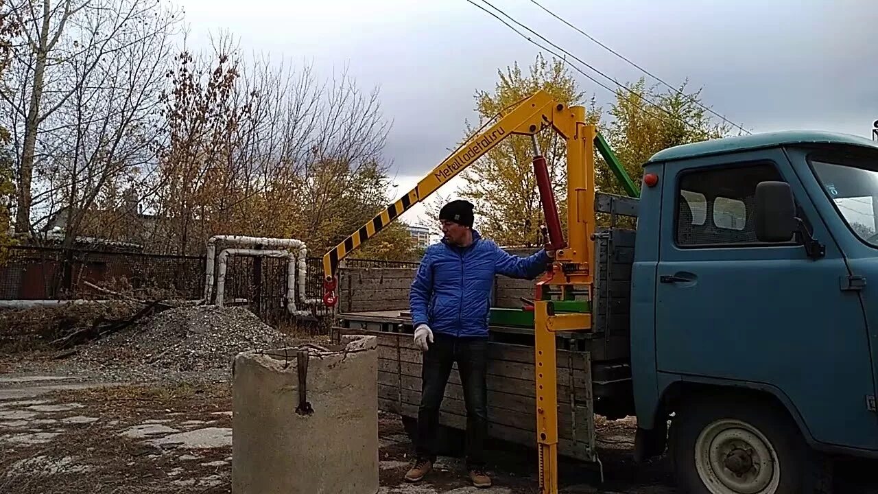 Как правильно сделать самодельный кран на газеле Продам Мини-Кран на грузовик. Цена: 25 000 ₽ в Новосибирске