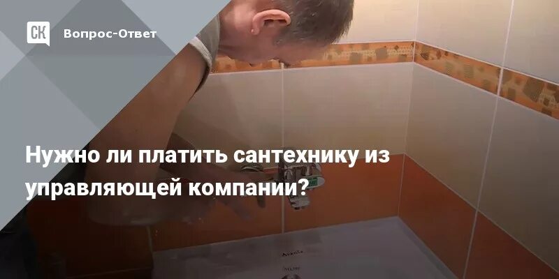 Заплатила натурой сантехнику. Когда не заплатили сантехнику. Заплатила сантехнику