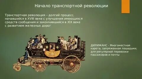 Транспортная революция сша