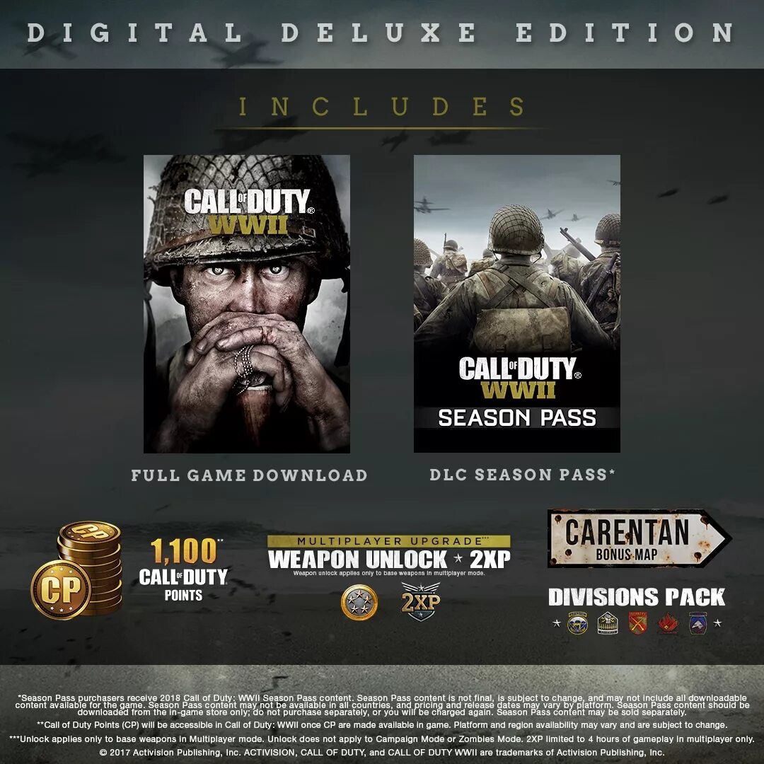 Системные call of duty ww2. Call of Duty: WWII - Digital Deluxe Edition. Call of Duty Digital Deluxe Edition. Call of Duty®: WWII - Digital Deluxe Xbox one. Call of Duty®: WWII - Gold Edition.